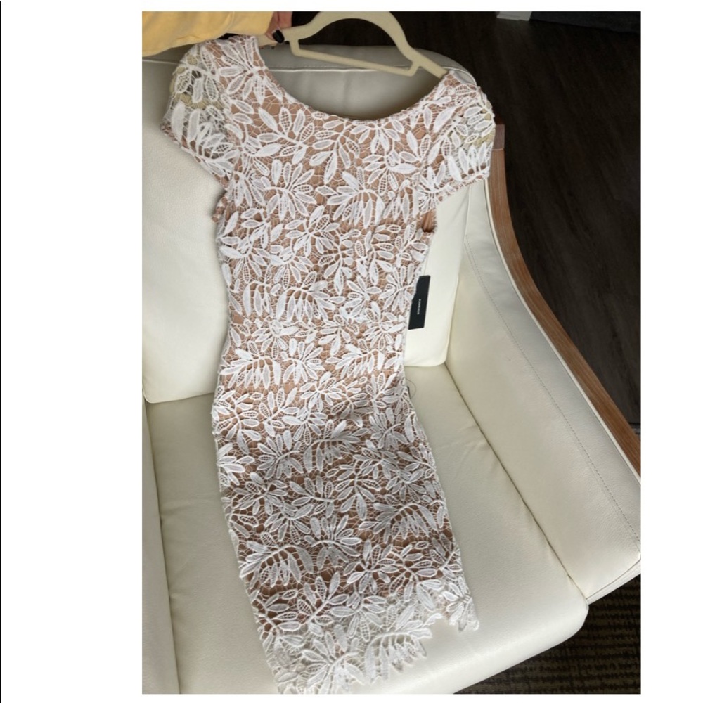 Lulu’s XS White Crochet Dress